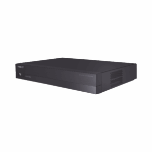 NVR 4 canales grabacion hasta 8MP / H.265, H.264 / P2P Wisenet / 4 puertos PoE Plug and play / soporta 1 disco duro (no incluido).