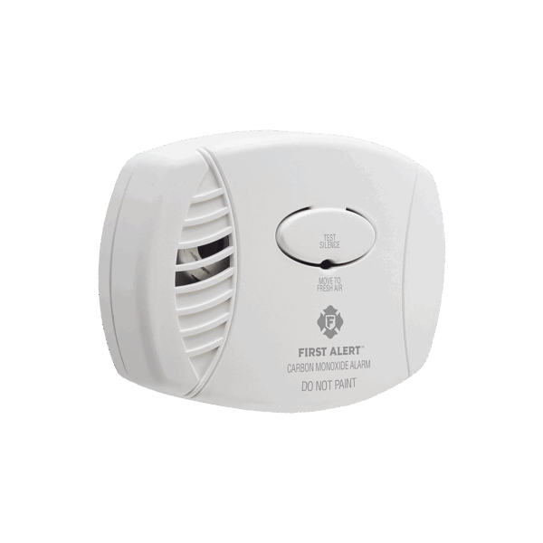 Alarma de monóxido de carbono (CO) enchufable con bateria de respaldo