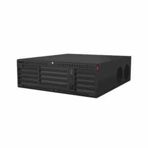 [Doble Poder de Decodificación] NVR 32 Megapixel (8K) / 64 Canales IP / AcuSense / ANPR / Conteo de Personas / Heat Map / 16 Bahías de Disco Duro /  Soporta RAID con Hot Swap / 2 HDMI en 8K / Soporta POS / Alarmas I/O  / Smart Search