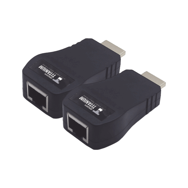 Kit Extensor 25m convertidor Señal HDMI a UTP (Cat5e/Cat 6)  / Calidad PREMIUM