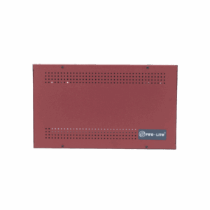 Gabinete para dos baterías de respaldo de 18 AH. Aplicaciones para sistemas de detección de incendio (FAS).