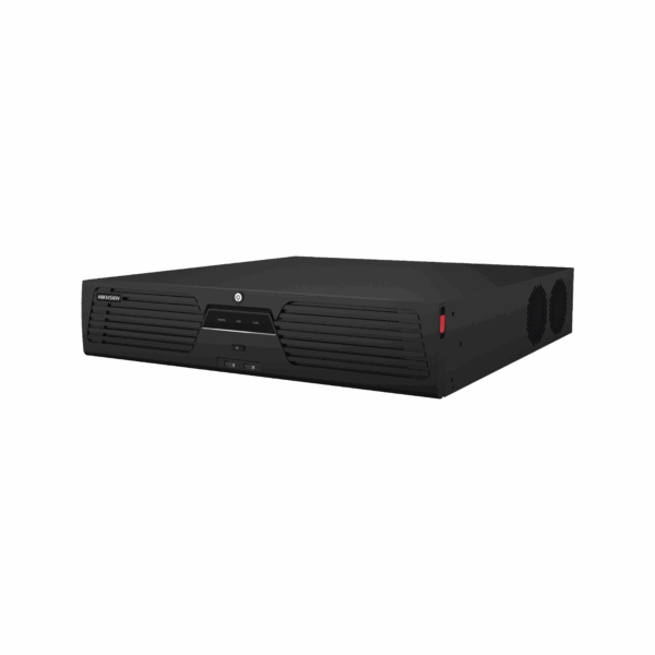 [Doble Poder de Decodificación] NVR 32 Megapixel (8K) / 32 Canales IP / AcuSense / ANPR / Conteo de Personas / Heat Map / 8 Bahías de Disco Duro / 2 Tarjetas de Red / Soporta RAID con Hot Swap / 2 HDMI en 8K / Soporta POS / Alarmas I/O / ACU