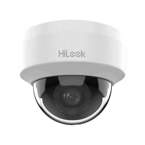 HiLook Series / Domo IP 2 Megapixel (1080p) / Lente 2.8 mm (Gran Angular) / 20 mts IR / Interior / PoE / dWDR / H.265+ / ONVIF