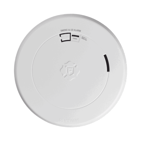 Detector Combo de Humo/CO, Autónomo, Batería Sellada de Litio de 10 años, No Requiere Panel, Diseño Ultra Delgado, No Requiere Cableado