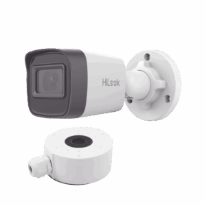 HiLook Series / Bala IP 4 Megapixel / 30 mts IR / Exterior IP67 / PoE / dWDR / Lente 2.8 mm + Caja de conexión DS-1280ZJ-XS