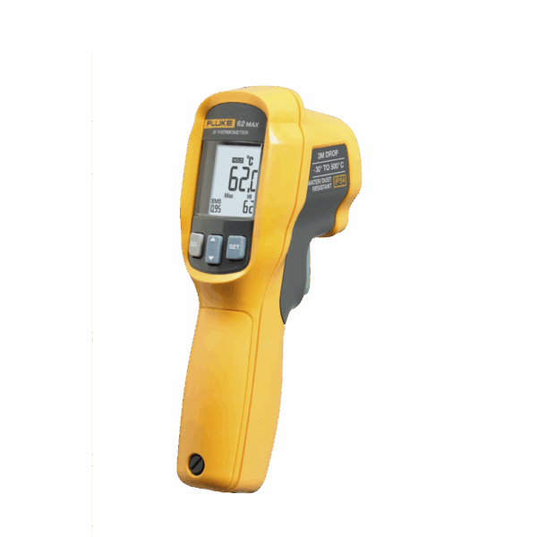 Termómetro IR Para Medición de Temperatura de -30ºC a 500ºC, Con Precisión +-1.0%, y Clasificación IP54 de Resistencia al Agua y Polvo