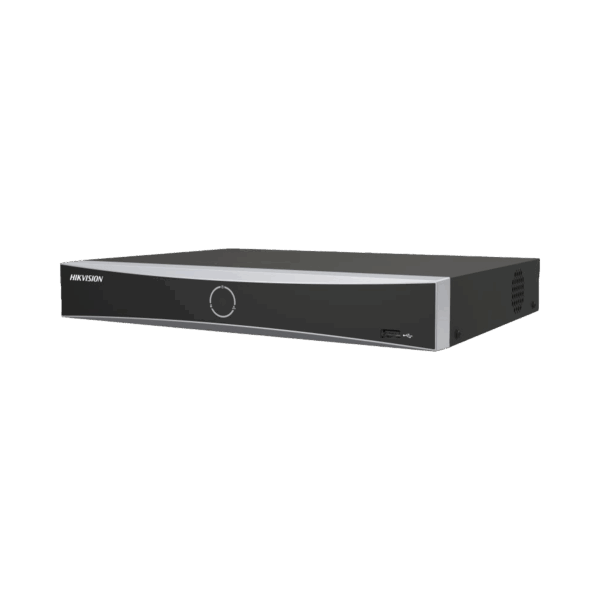 [Acusearch] NVR 12 Megapixel (4K) / 16 canales IP / AcuSense (Evita Falsas Alarmas) / Reconocimiento Facial / 1 Bahía de Disco Duro  / HDMI en 4K / Sin Puertos PoE+