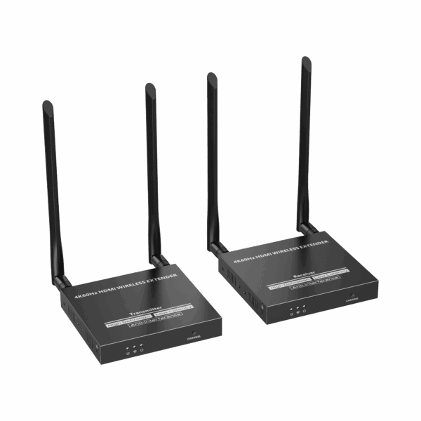 Kit Extensor Inalámbrico | 4K@60Hz | IP Color Stream| Transmisión hasta 50m | Salida Loop | IR |