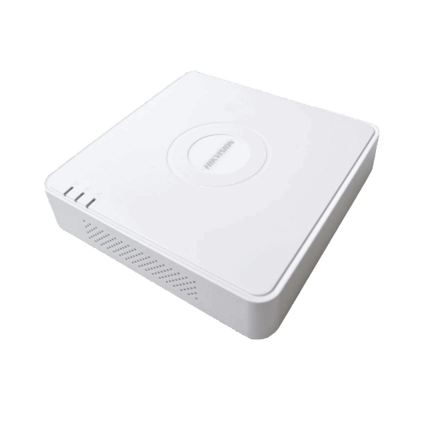 NVR 4 Megapixel (Compatible con Cámaras ACUSENSE) / 4 canales IP / 4 Puertos PoE /1 Bahía de Disco Duro / Salida de Vídeo Full HD