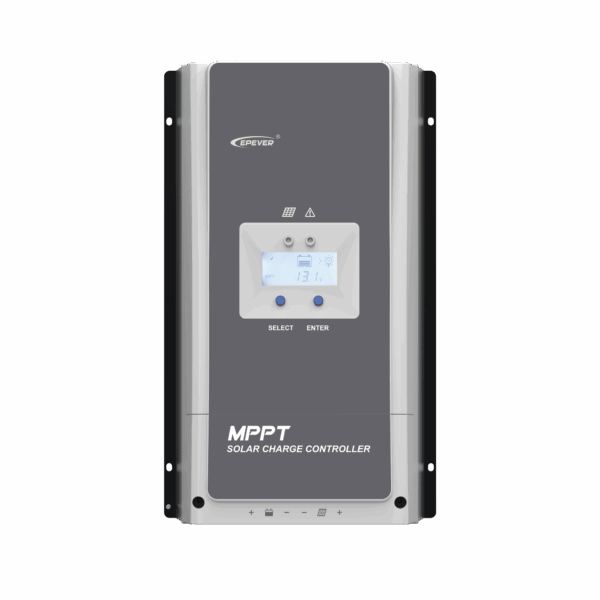 Controlador Solar MPPT 100A 12/24/36/48V, Máximo Voltaje de Circuito Abierto Voc 200Vcc, Configurable para Baterías de Litio
