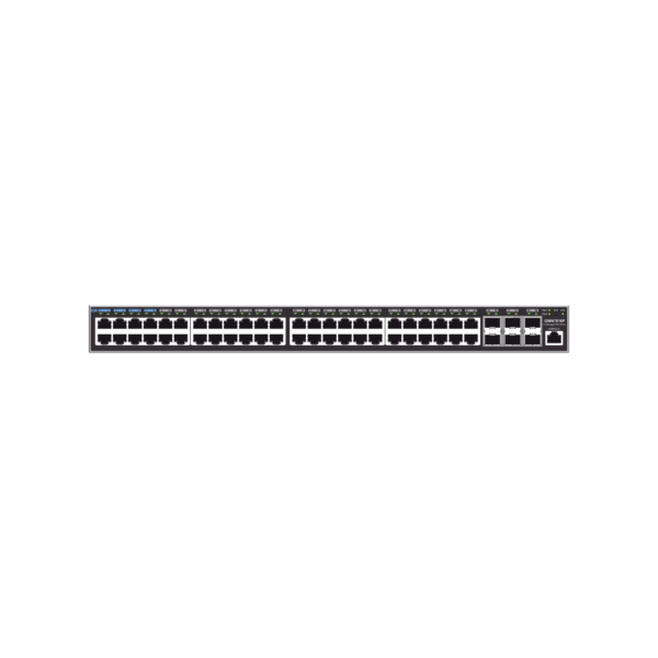 Switch Capa 3 PoE+ Administrable / 48 puertos 10/100/1000 Mbps + 6 Puertos SFP+ de 10 Gigabits / Hasta 740W / Compatible con GWN Cloud.