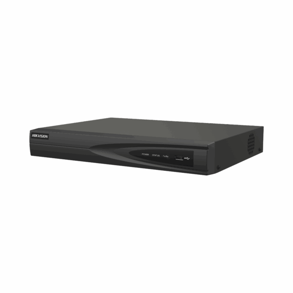 NVR 8 Megapixel (4K) (Compatible con Cámaras ACUSENSE) / 8 canales IP / 8 Puertos PoE+ / 1 Bahía de Disco Duro / Salida de Vídeo en 4K / 300 Metros PoE Modo Extendido