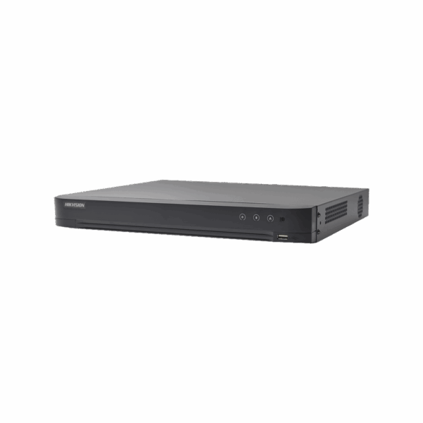 (Audio Bidireccional) DVR 32 Canales TurboHD + 8 Canales IP / 5 Megapixel Lite - 3K Lite / Acusense / Reconocimiento Facial  / Audio por Coaxitron / 2 Bahías de Disco Duro / H.265+ / Salida de Video en Full HD