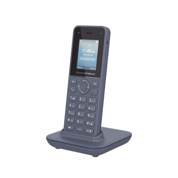 Teléfono IP inalámbrico Wi-Fi, portátil, 2 líneas, 2 cuentas SIP, Voz HD, Bluetooth, Puerto USB tipo C