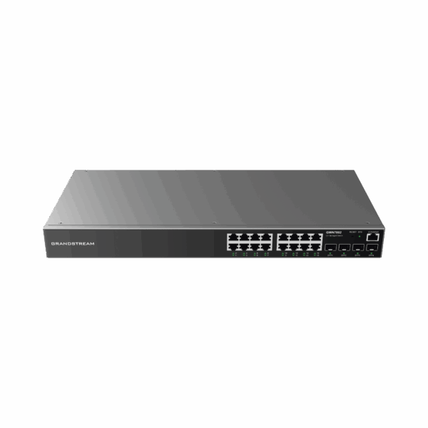 Switch Gigabit Administrable / 16 puertos 10/100/1000 Mbps + 4 Puertos SFP Uplink / Compatible con GWN Cloud.
