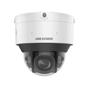 Domo IP 8 Megapixel / Lente Mot. 2.8 – 12 mm / Dual Light (30 mts IR + 30 mts Luz Blanca) / IK10 / IP67 / Reconocimiento Facial / WDR 140 dB / DeepinView / Búsqueda por Atributos / Heat Map / ACUSENSE / DARKFIGHTER S / Audio de Dos Vías