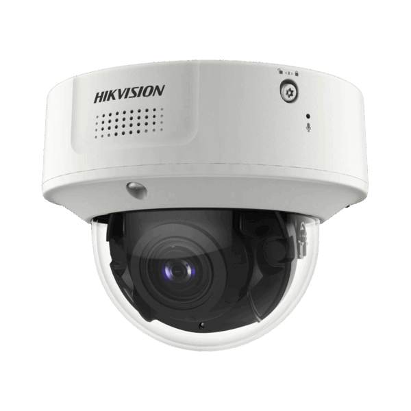 Domo IP 4 Megapixel / Lente Mot. 2.8 a 12 mm 2 / 40 mts IR EXIR / 2 Analiticos Simultaneos / SSD Integrado 1 TB / DeepinView / 2 Micrófonos Integrados / IP67 / IK10 / H.265+ / WDR 150 dB / Captura Facial / Búsqu
