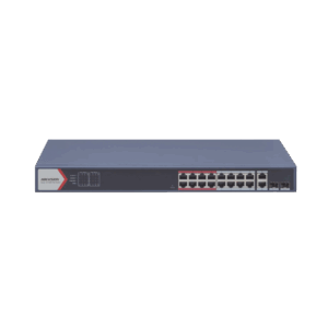 Switch PoE+ / Monitoreable / 16 puertos 10/100 Mbps PoE+ / 2...