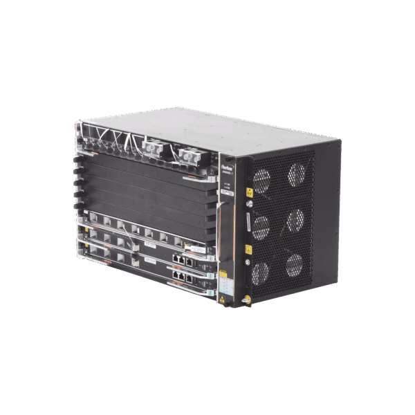OLT Carrier Class Modular GPON, 6 Ranuras de Servicio, Incluye 1 Tarjeta de Servicio 16 puertos GPON, crecimiento hasta 96 puertos GPON, 6 UR, Gestión por UNM2000, CLI, (Incluye Instalación de software UNM2000)