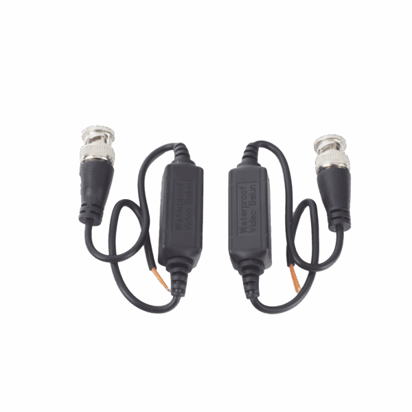 Kit de Transceptores (Baluns) para EXTERIOR TurboHD Hasta 4K HD-TVI / HD-CVI / AHD / CVBS / COAXITRON / AUDIO POR COAXITRON  / Menu OSD / CONECTORES 100% COBRE / Con Cable RF Blindado. Distancia de hasta 200 m en 4K. Calidad PREMIUM