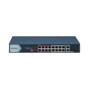 Switch PoE+ / No Administrable / 16 Puertos 10/100 Mbps PoE+...
