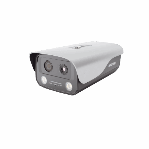 (HikFire) Cámara IP de Detección Térmica de Incendios / Detección de Llamas y Temperaturas Anormales / 4 Megapíxel (Lente Óptico) + 1 Megapíxel (Lente Térmico) / Compatible con Hik-Connect
