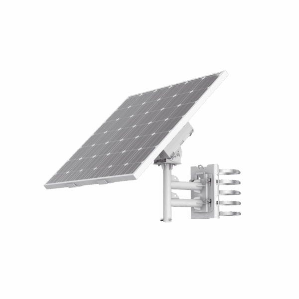 Kit Solar de alimentación / Panel Solar / Batería de Respaldo de Litio 360 Wh / 2 Salidas de 12 Vcd / Accesorios de Instalación / Uso en Exterior IP66