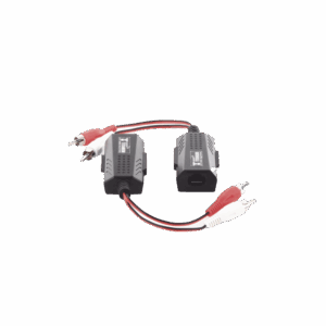 Balun Extensor de audio analogo estereo RCA a RJ45  / Distancia 800 mts/  Cable CAT5-6 / Conector 100% COBRE / protección TVS, Calidad PREMIUM