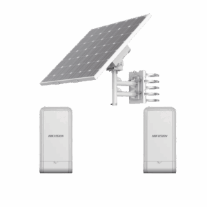 Kit Solar de Alimentación + 2 Puntos de Acceso (AP) / Panel Solar / Batería de Respaldo de Litio 360 Wh / 2 Salidas de 12 Vcd / Accesorios de Instalación / Uso en Exterior IP66