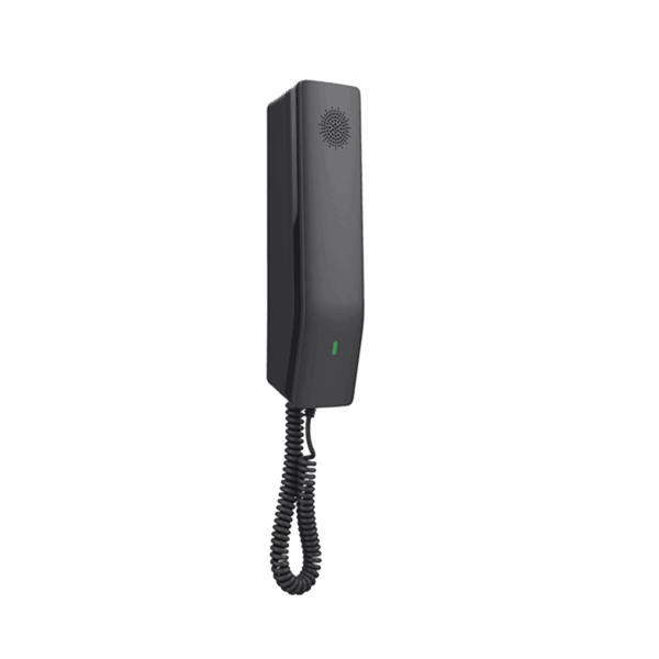 Teléfono IP para Hoteles / Altavoz HD / 2 Cuentas y Líneas SIP / 10 Teclas de Marcación Rápida / 3 Teclas Programables / Códec OPUS / Gestión GDMS / Instalación en Escritorio y Pared / PoE 100 Mbps