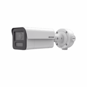 Bala IP 4 Megapixel / Lente 4 mm / 80 mts IR EXIR / DeepinView / Analíticos de 80 Metros de Distancia con Protección Perimetral / Micrófono y Bocina Integrado / IP67 / IK10 / H.265+ / DARKFIGHTER 2.0 / WDR 120 dB / Micro SD