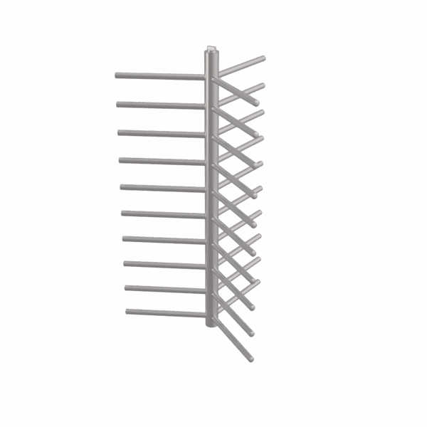 Eje Central de Refacción para Torniquetes Hikvision de Cuerpo Completo DS-K3H44X0 / Acero Inoxidable
