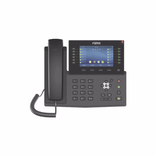 Teléfono IP empresarial para 20 lineas SIP, Bluetooth integrado para diademas, PoE y hasta 60 botones DSS con doble puerto Gigabit, soporta recepción de video