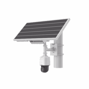 Kit Solar IP All in One / Cámara PT ColorVu 4 Megapixel / Lente 4 mm / Panel Solar / Batería de Respaldo de Litio 23.2Ah (Hasta 24 Días) / Conexión 4G / Accesorios de Instalación