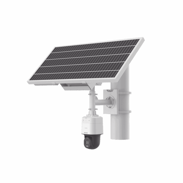 Kit Solar IP All in One / Cámara PT ColorVu 4 Megapixel / Lente 4 mm / Panel Solar / Batería de Respaldo de Litio 23.2Ah (Hasta 24 Días) / Conexión 4G / Accesorios de Instalación