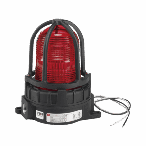 Luz de advertencia LED para ubicaciónes peligrosas, montaje para superficies, 120/240Vca, rojo