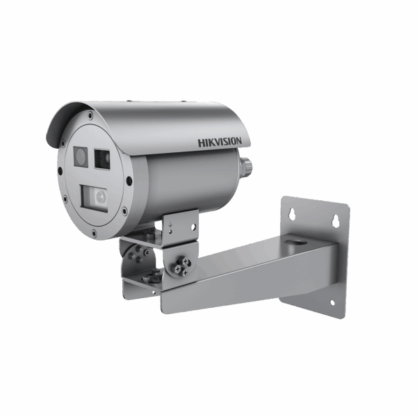 Bala IP Térmica Dual / Termico 7 mm (256 X 192) + Óptico 4 mm (4 MP) / Termométrica / Detección de Temperatura / IP68 / 30 mts IR / Antiexplosión / Anticorrosión