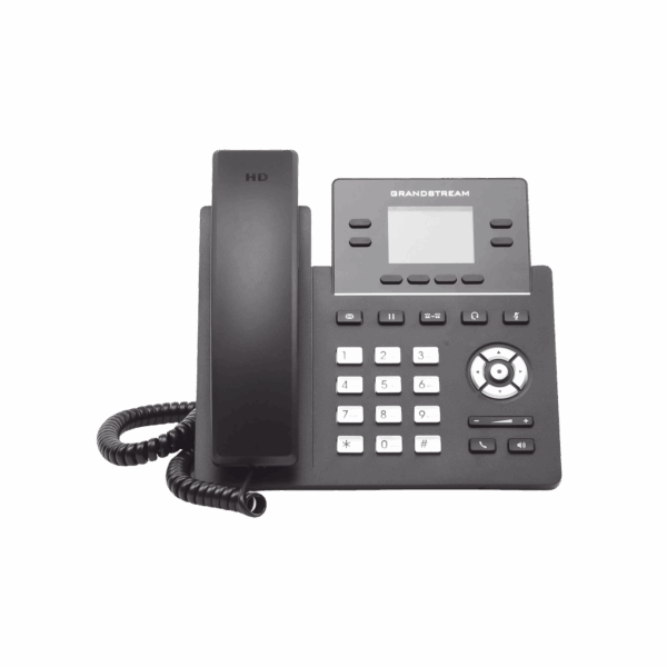 Teléfono IP Grado Operador, 4 líneas SIP con 2 cuentas, pantalla a color 2.4", PoE, codec Opus, IPV4/IPV6 con gestión en la nube GDMS