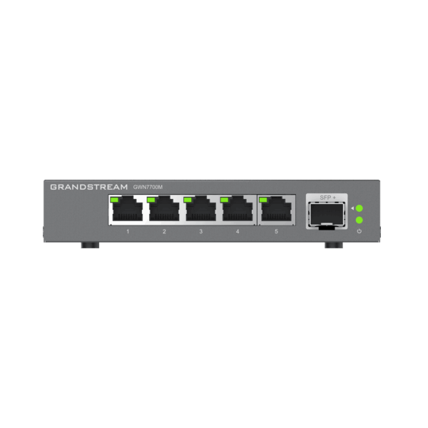 Switches de red Multi-Gigabit de 2.5G No Administrable / 5 Puertos RJ45 de 100/1000/2500Mbps / 1 puerto de fibra SFP+