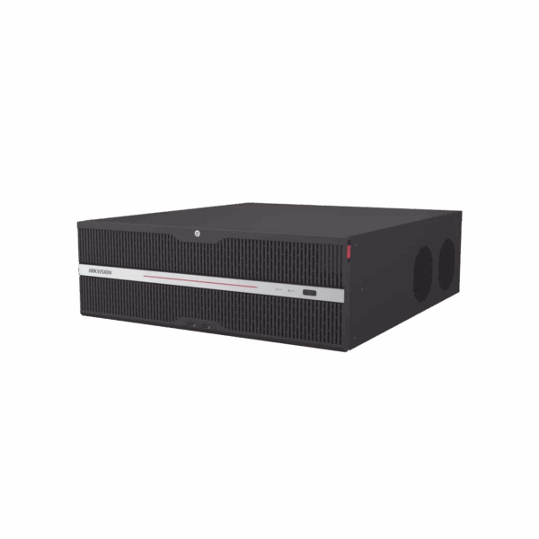 NVR 12 Megapixel (4K) / 64 Canales IP / 16 Bahías de Disco Duro / 2 Tarjetas de Red / Soporta RAID / HDMI en 4K / Soporta POS / Reconocimiento Facial / Bases de Datos / Hasta 100,000 Fotografías / AcuSearch