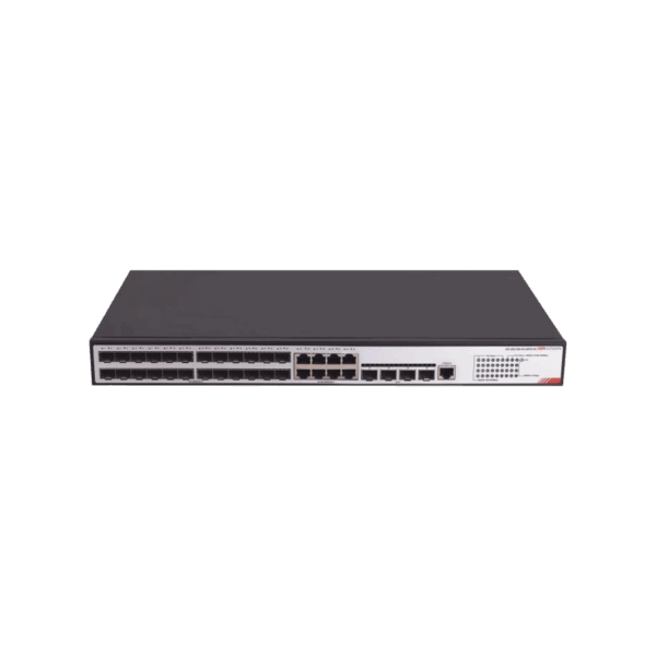 Switch Gigabit  / Administrable / 24 Puertos SFP GE / 8 Puertos RJ45 GE / 4 Puertos SFP de 10G / Configuración Nube Hik-PartnerPro / Soporta IGMP