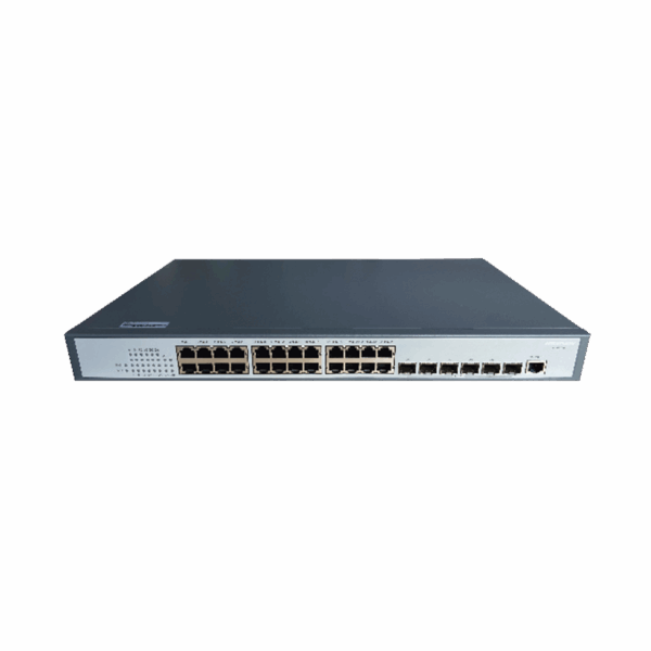 Switch Core Gigabit / Administrable Capa 3 / 24 Puertos 1000 Mbps / 6 Puertos SFP+ 10 G de Uplink / IGMP / VLAN / GRMP