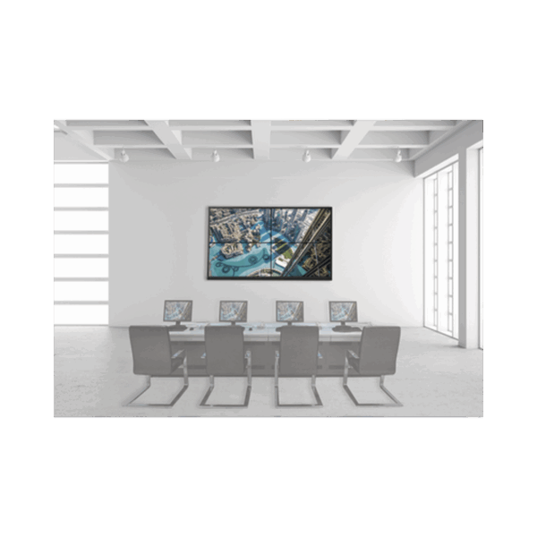 Kit Videowall 2X2 / Incluye 4 Pantallas de 55" / Decoder / Base de Pared / Accesorios de Instalación