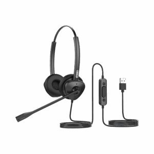 Diadema binaudal (duo) con tecnología antishock para teléfon...