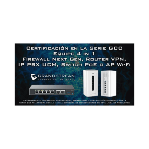 Certificación Profesional Grandstream de Ciber Seguridad Ser...