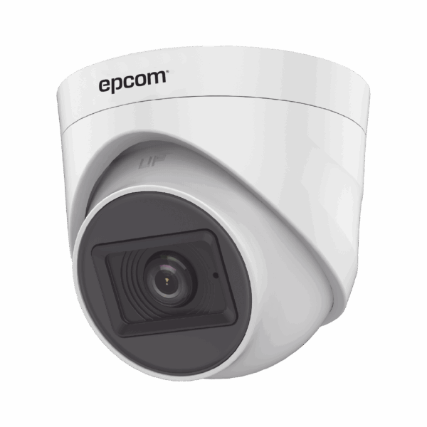 AUDIO POR COAXITRON / Domo TURBOHD 2 Megapixel (1080p) / Gran Angular 106° / Lente 2.8 mm / 20 mts IR EXIR / Interior / 4 Tecnologías / dWDR