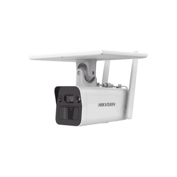 Kit Solar IP All in One / Doble Detección (Radar + PIR) / Bala IP 4 Megapixel / Lente 4 mm / Panel Solar / Batería de Respaldo de Litio 10Ah (Hasta 11 Días) / Conexión 4G / Audio de Dos Vías / Accesorios de Inst. / Direc
