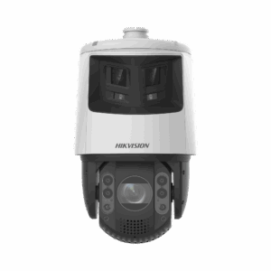 [TandemVu] PTZ IP 4 Megapixel con Cámara Panoramica 6 Megapixel / 32X Zoom / 200 mts IR / 30 mts Luz Blanca / ACUSENSE / IP66 / Alerta Audible y Luz Estroboscopica / Autoseguimiento / Hi-PoE / Alarmas I/O / Ultra Baja Iluminación / Micro SD