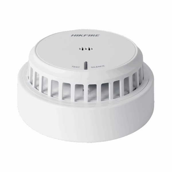 (HikFire) Detector de Humo Óptico Hikvision / Tecnología Avanzada de Detección de Incendios / Alarma Temprana y Fiabilidad Certificada / Soporta Salida de Alarma
