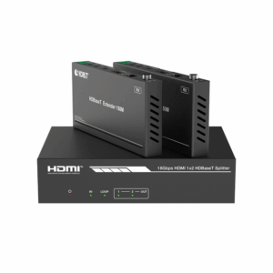 Splitter mas Extensor de Video | 1×2 | ProAV | HDBaseT™ | 120m en 4K@60Hz | 150m en 1080p@60Hz | Cat6/6a/7 | Gestión Avanzada EDID | Control IR y RS232 | PoC | Salida de Audio